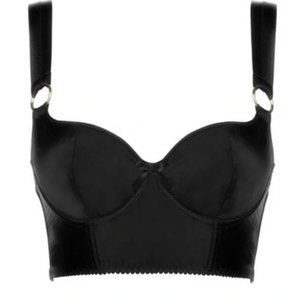 Bordelle Longline Bodice Bra Black Size S